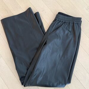 Aritzia Black Leather Pants Size Medium